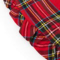 Tartan Plaid Flannel Ruffled Dog Bandana