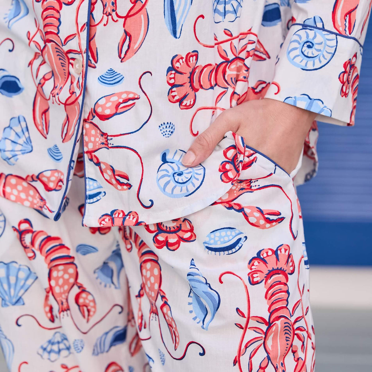 Printfresh Lobster Landing Long PJs view 4