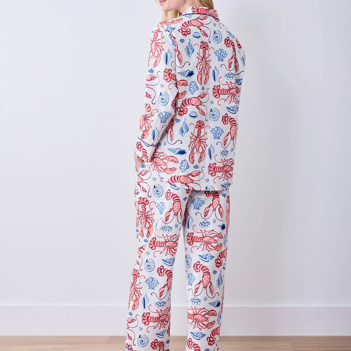 Printfresh Lobster Landing Long PJs view 2