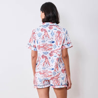 Printfresh x TFD Lobster Landing Mom + Dog Matching Gift Set (Short PJs) view 5