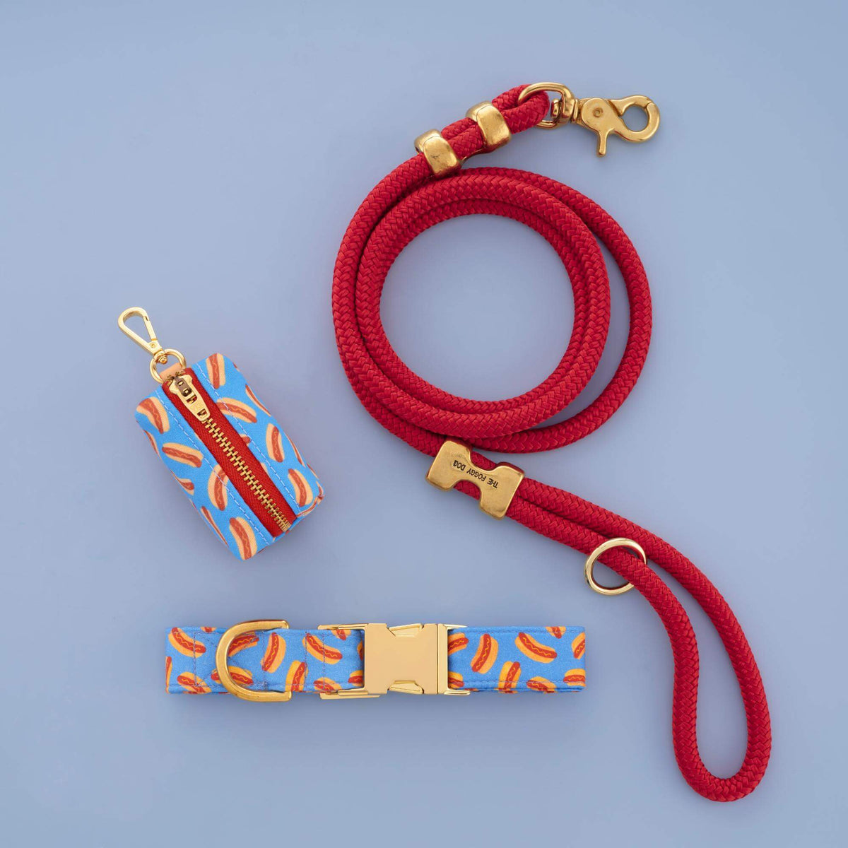 Hot Diggity Collar Walk Set from The Foggy Dog