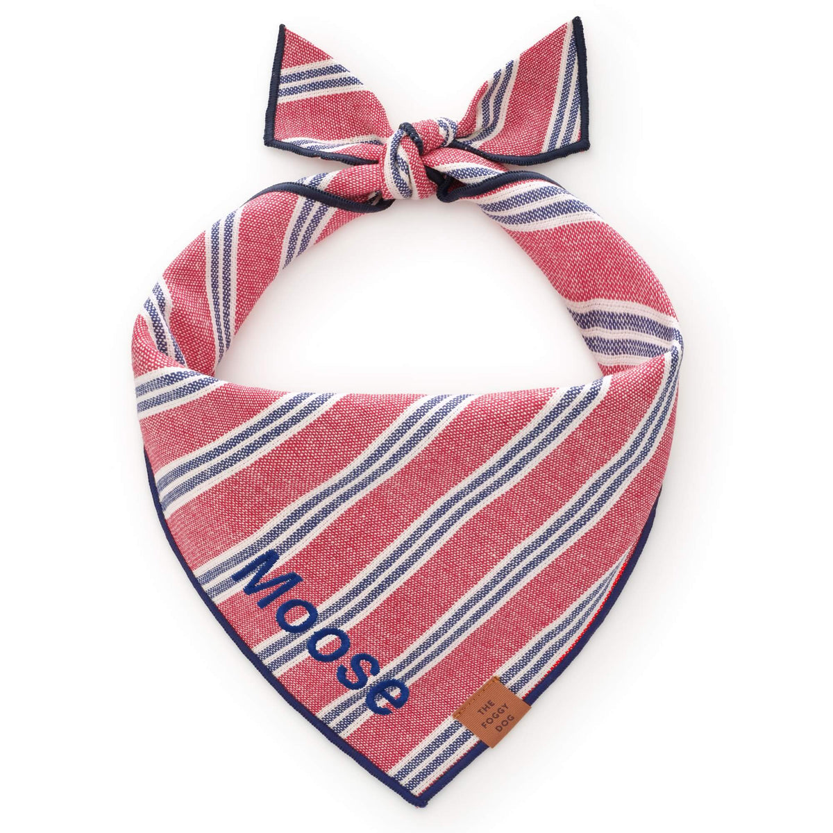 Nantucket Stripe Dog Bandana from The Foggy Dog