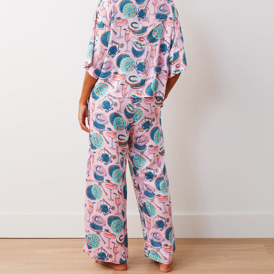 Printfresh Champagne &amp; Caviar Long PJs view 2
