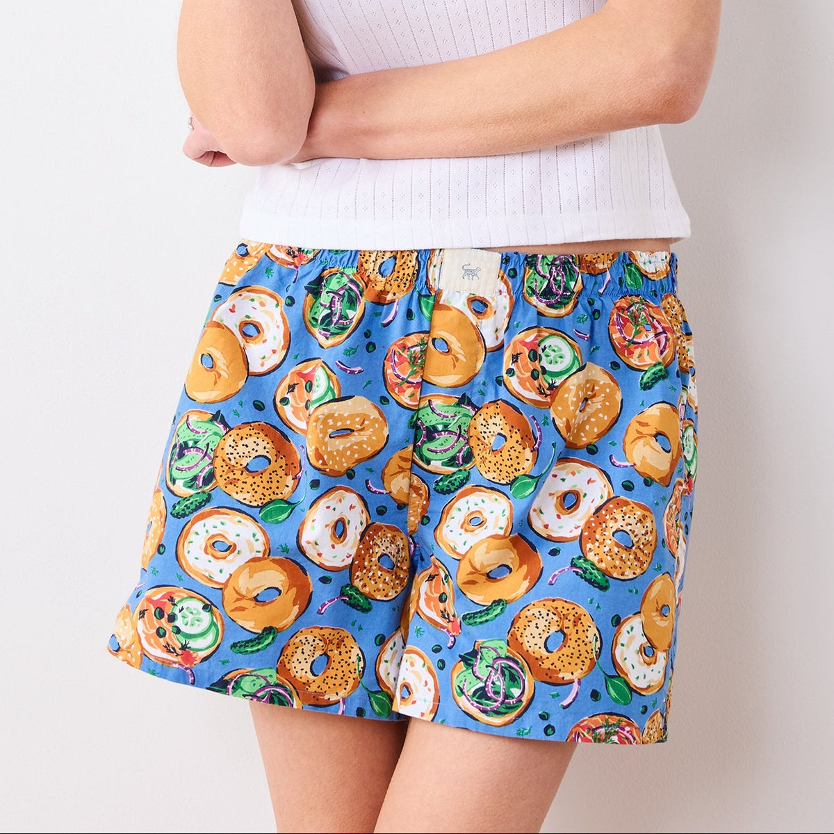 Printfresh Bagels &amp; Schmear Boyfriend Boxer view 2
