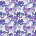 Pressed Pansies Dog Bandana