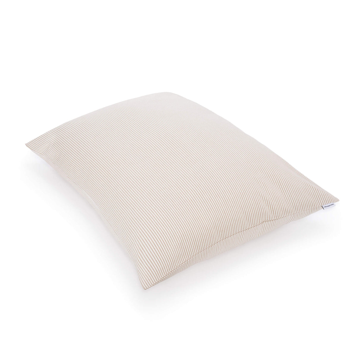 Mushroom Brown Stripe Dog Bed from The Foggy Dog