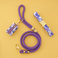 Pressed Pansies Collar Walk Set from The Foggy Dog