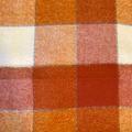 Pumpkin Spice Plaid Flannel Waste Bag Holder