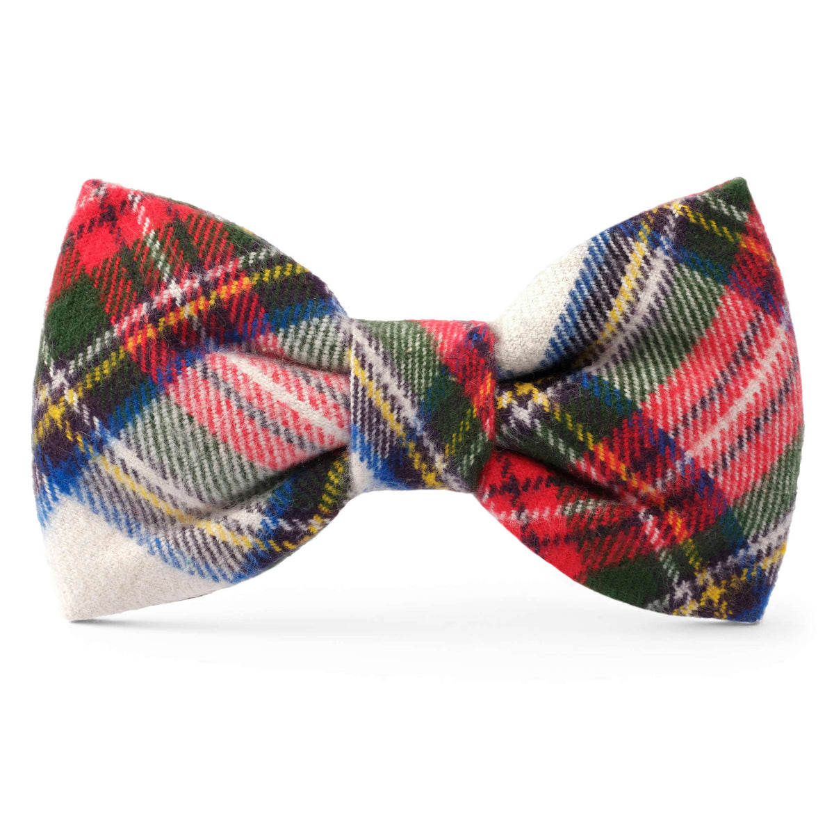 Regent Plaid Flannel Dog Bow Tie view 1