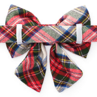 Regent Plaid Flannel Lady Bow Collar view 2