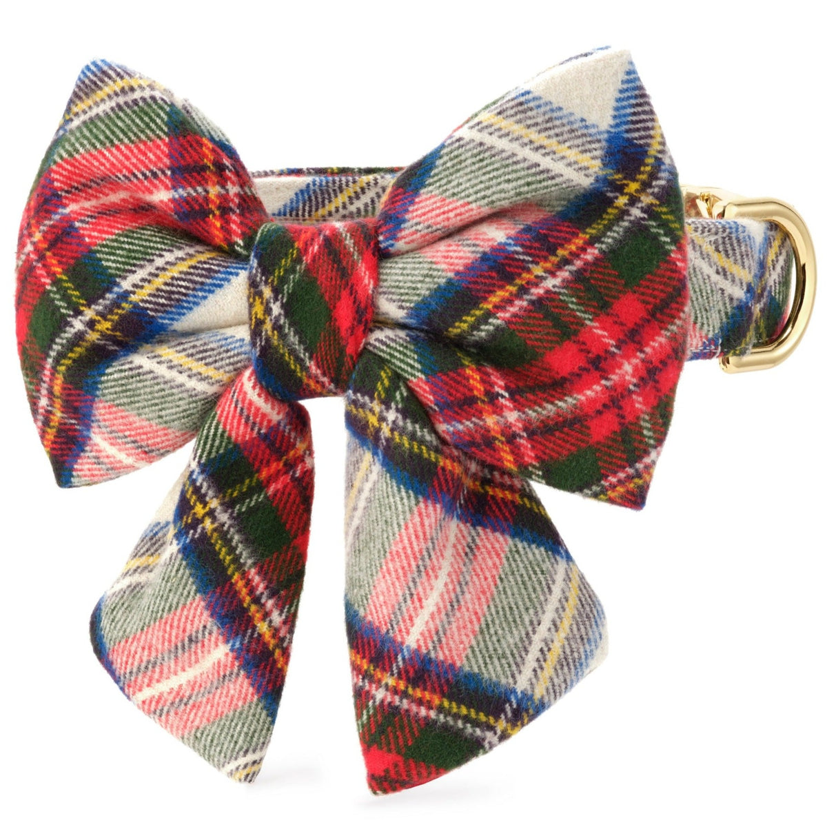 Regent Plaid Flannel Lady Bow Collar view 1