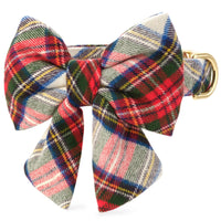 Regent Plaid Flannel Lady Bow Collar view 1