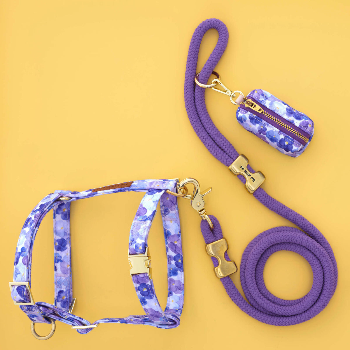 Pressed Pansies Harness Walk Set view 2