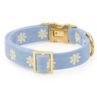Daisy Embroidered Dog Collar from The Foggy Dog