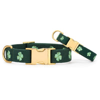 Clover Embroidered Dog Collar from The Foggy Dog