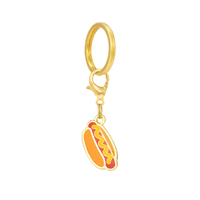 Hot Dog Collar Charm view 5