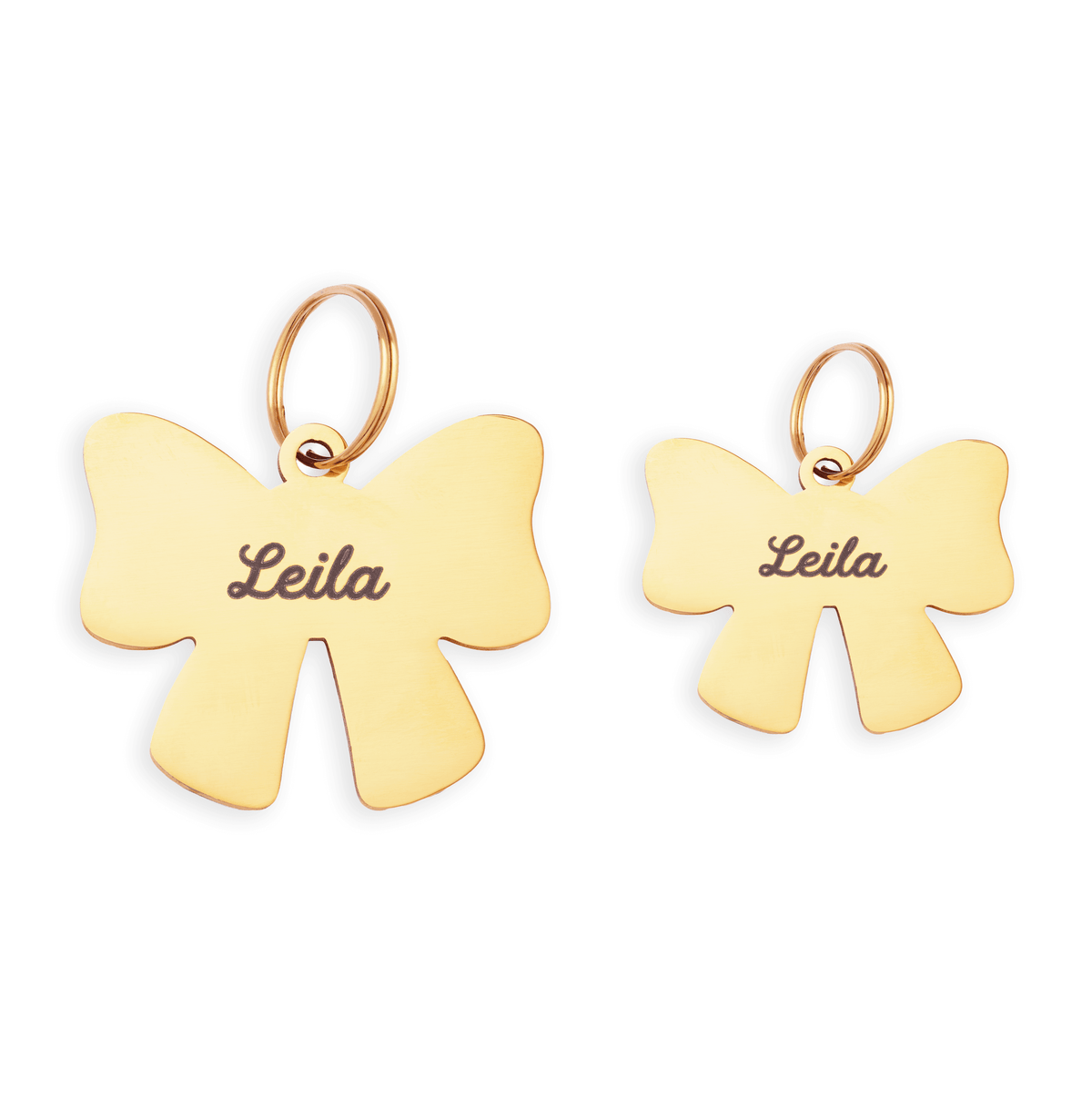 Lady Bow Pet ID Tag view 3