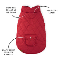 Tartan Reversible Dog Jacket from The Foggy Dog