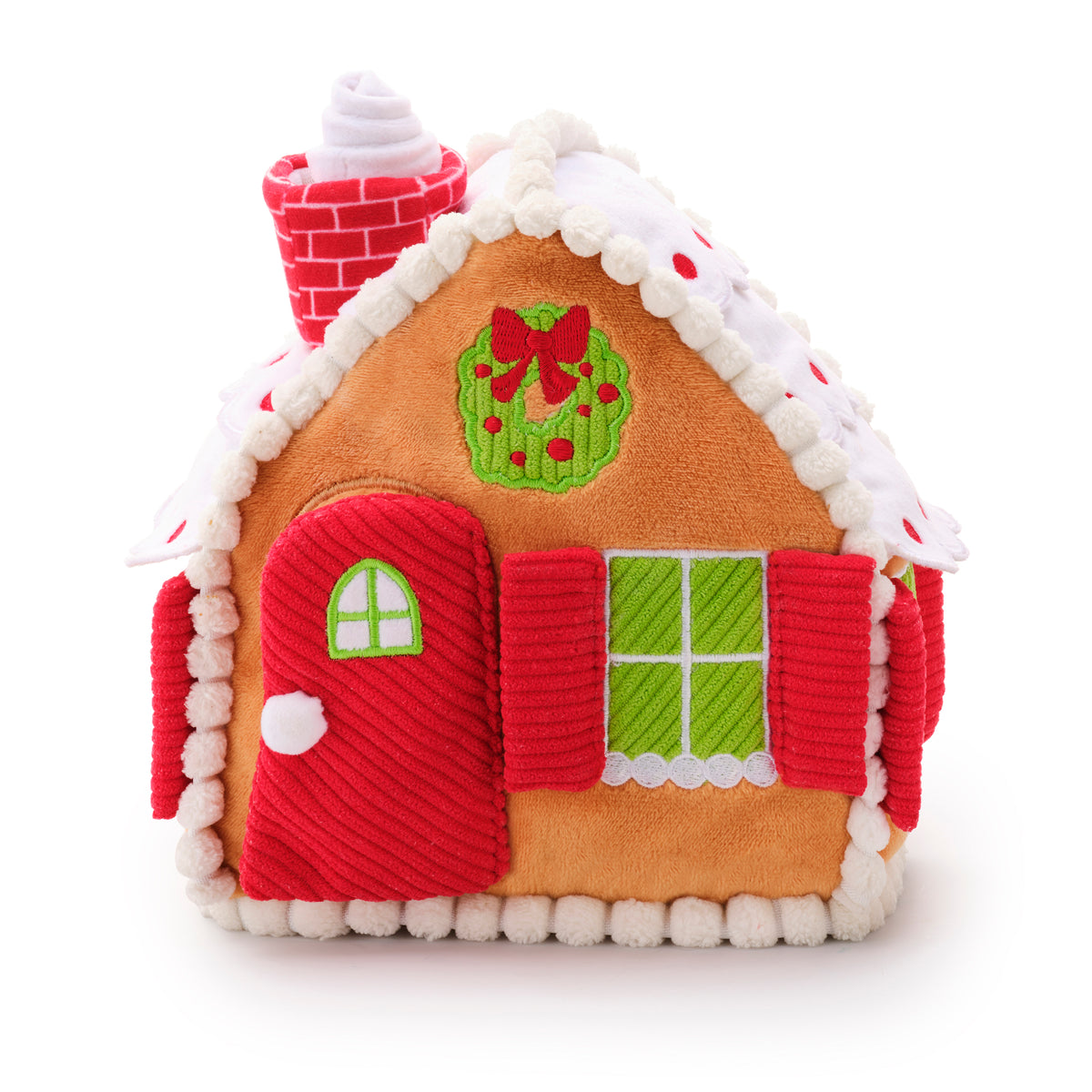 Gingerbread House Interactive Snuffle Dog Toy view 1