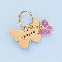 Butterfly Pet ID Tag view 8