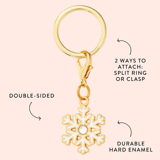 Snowflake Collar Charm view 2