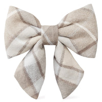 Andover Plaid Flannel Lady Dog Bow from The Foggy Dog