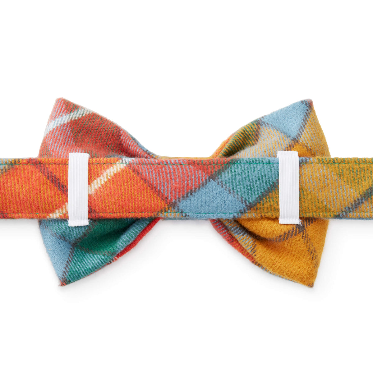 Buchanan Plaid Flannel Dog Bow Tie view 2
