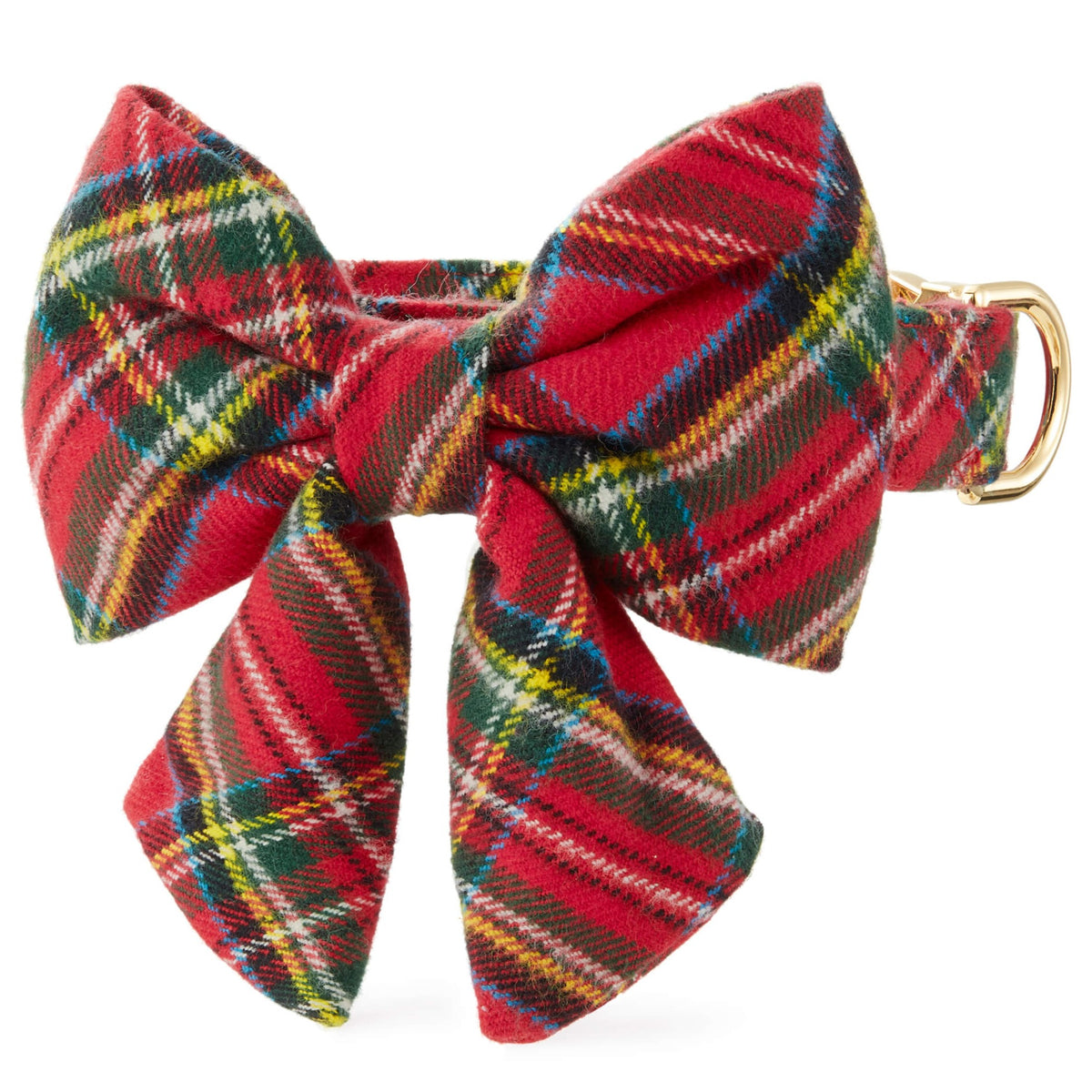 Tartan Plaid Flannel Lady Bow Collar view 1