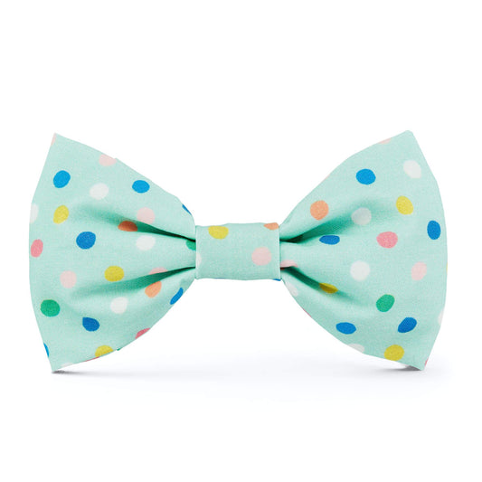 Confetti Dots Dog Bow Tie view 1
