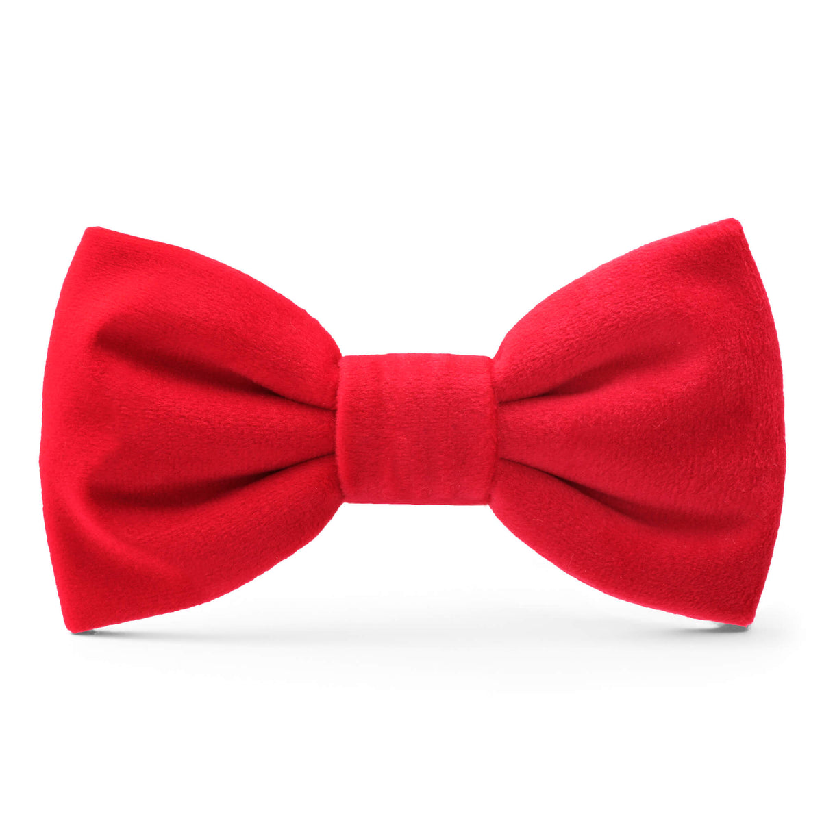 Cranberry Velvet Dog Bow Tie from The Foggy Dog