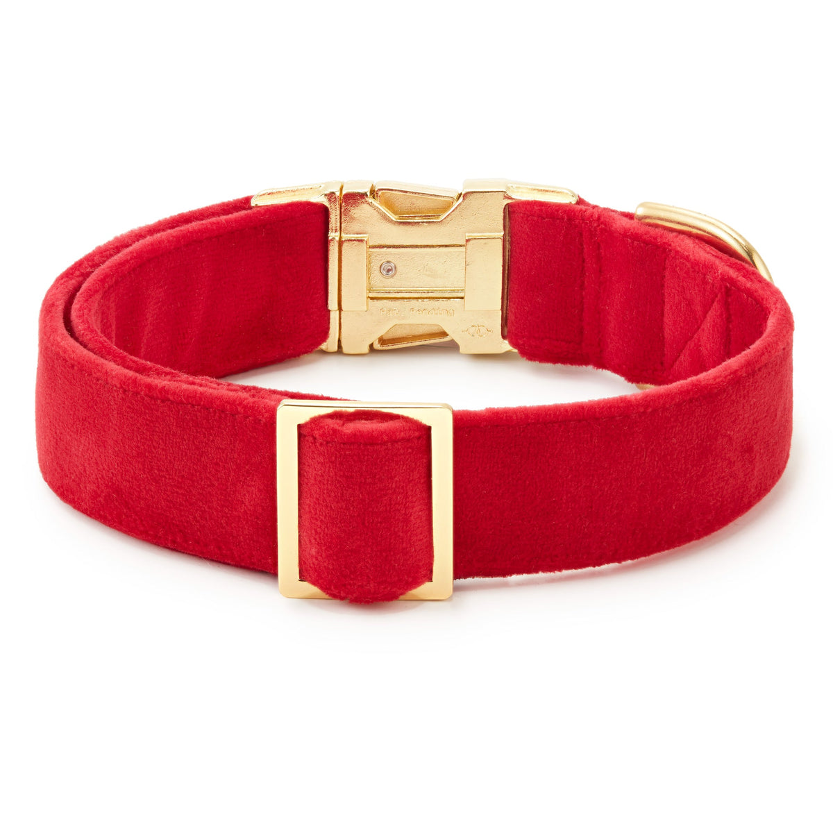Cranberry Velvet Dog Collar from The Foggy Dog 