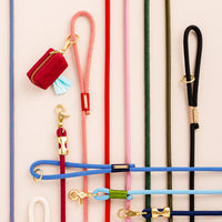 Ruby Waxed Canvas Waste Bag Dispenser from The Foggy Dog 