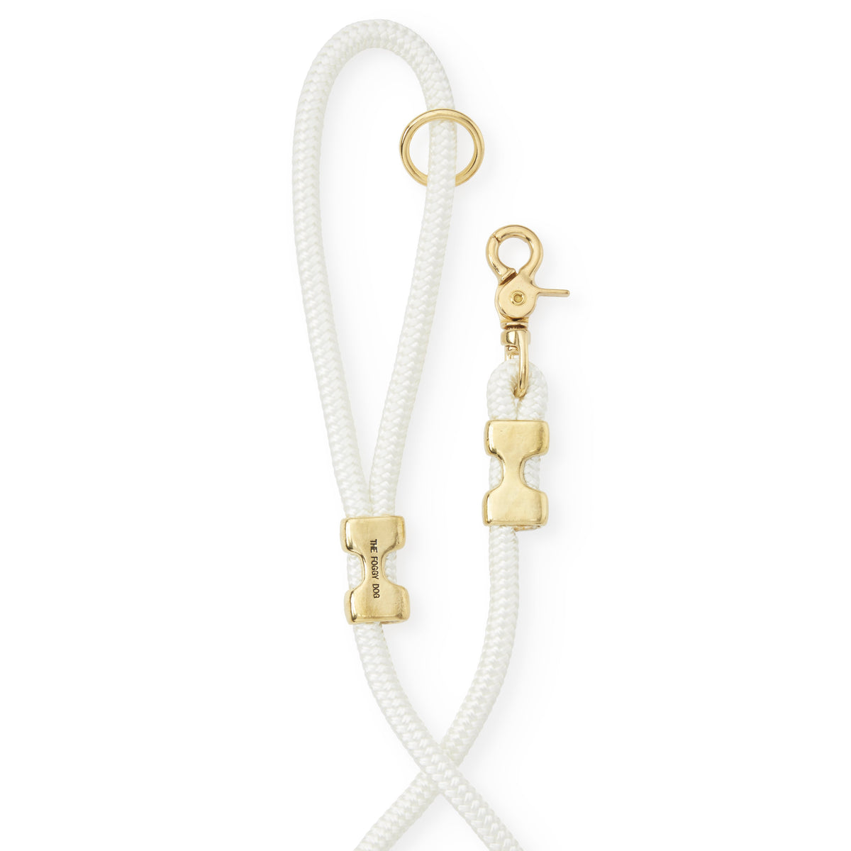 Ivory Marine Rope Dog Leash (Standard/Petite) from The Foggy Dog 