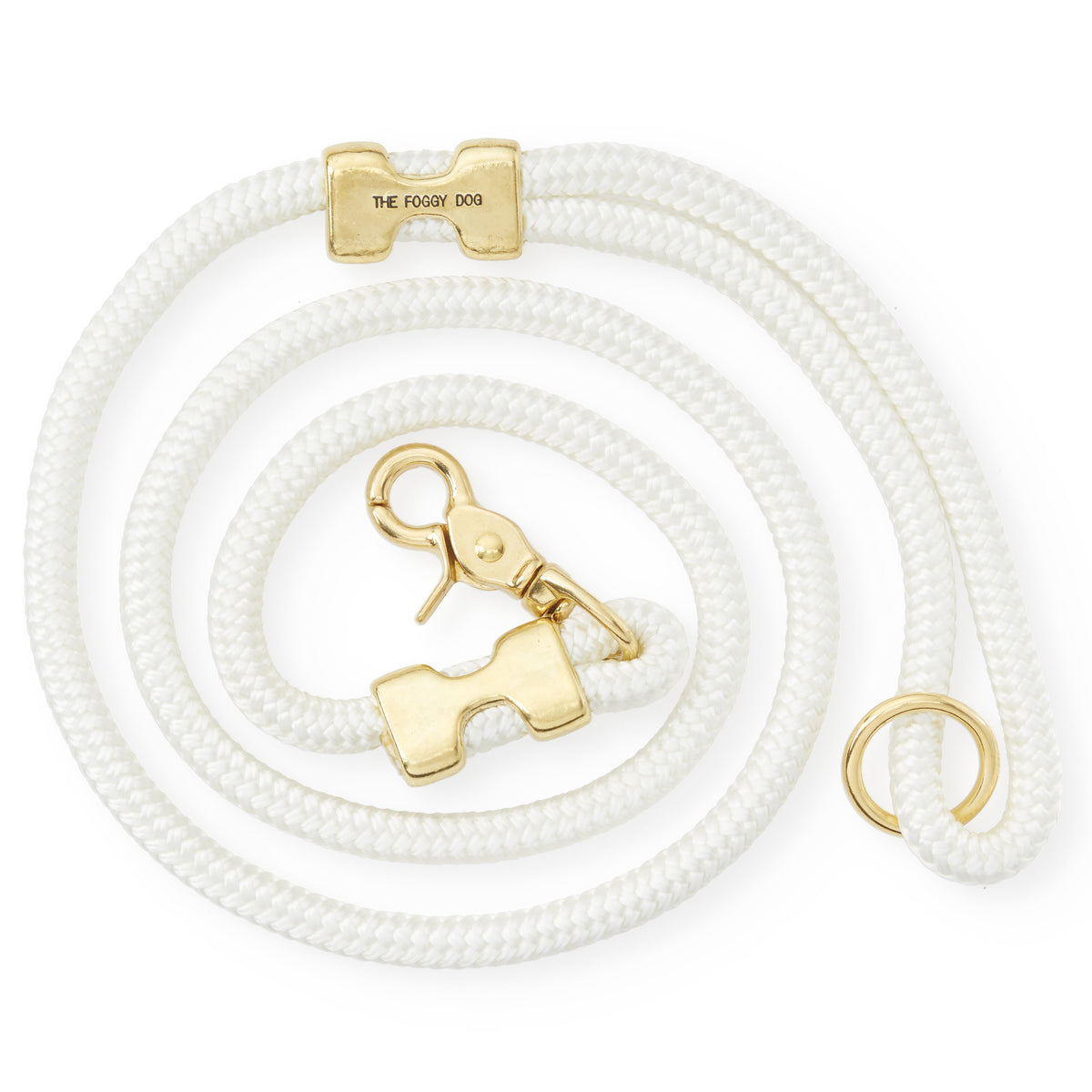 Ivory Marine Rope Dog Leash from The Foggy Dog
